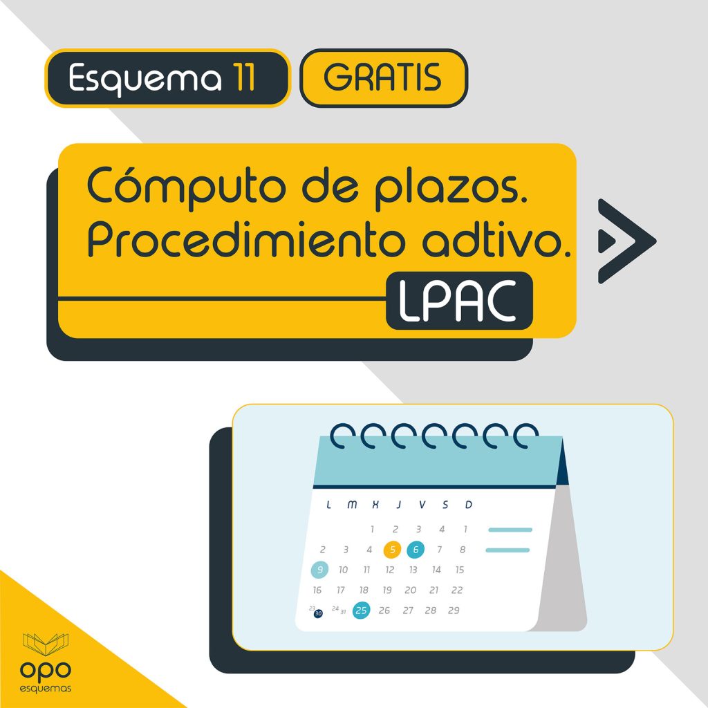 esquemas-oposiciones-cómputo-de-plazos-ley-39-2015-del-procedimiento-administrativo-común-de-las-administraciones-públicas