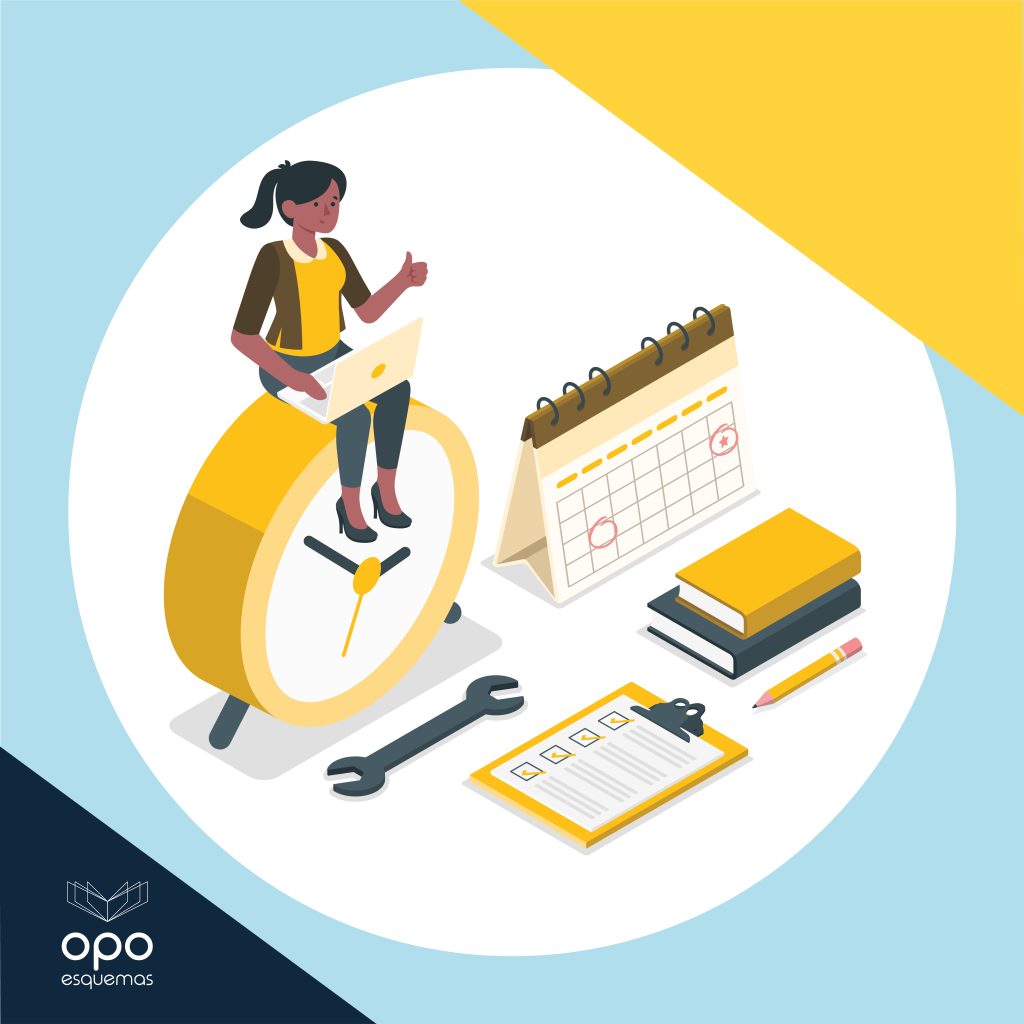 PLANNING de estudio y repaso de oposiciones